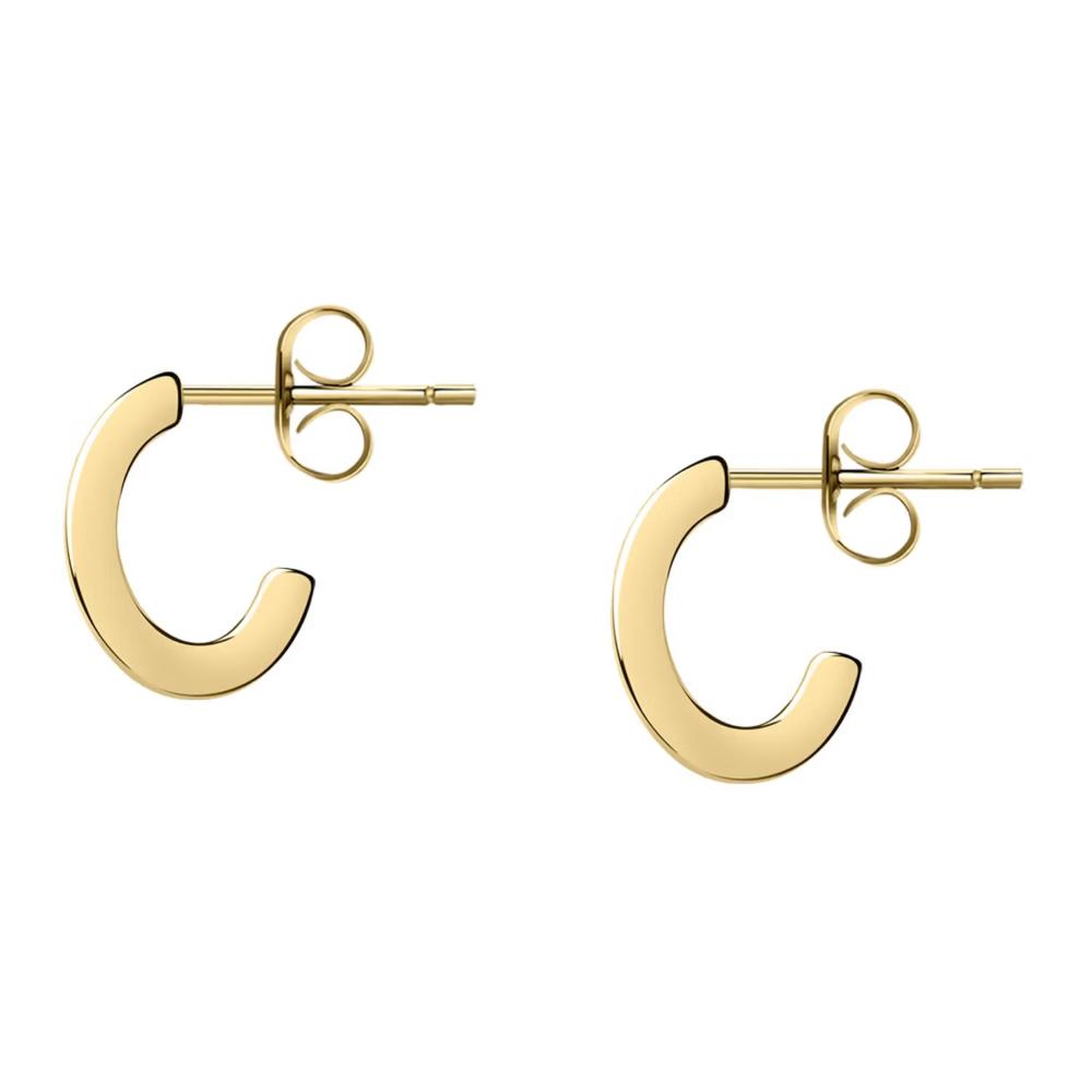 EARRINGS Hoops MORELLATO Creole Gold-Plated Silver 925° with Zircon Stones SAUP05