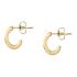 EARRINGS Hoops MORELLATO Creole Gold-Plated Silver 925° with Zircon Stones SAUP05 - 1