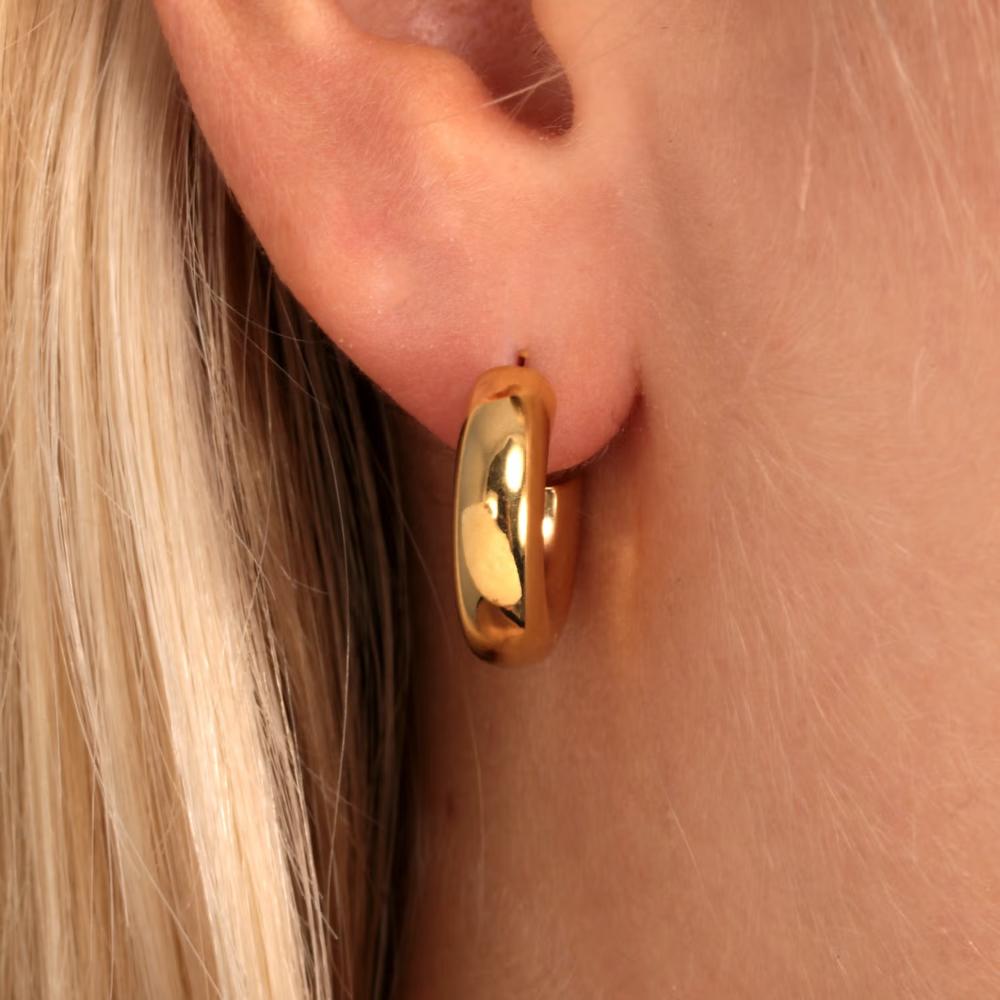 EARRINGS Hoops MORELLATO Creole Silver 925° Gold-Plated SAUP12