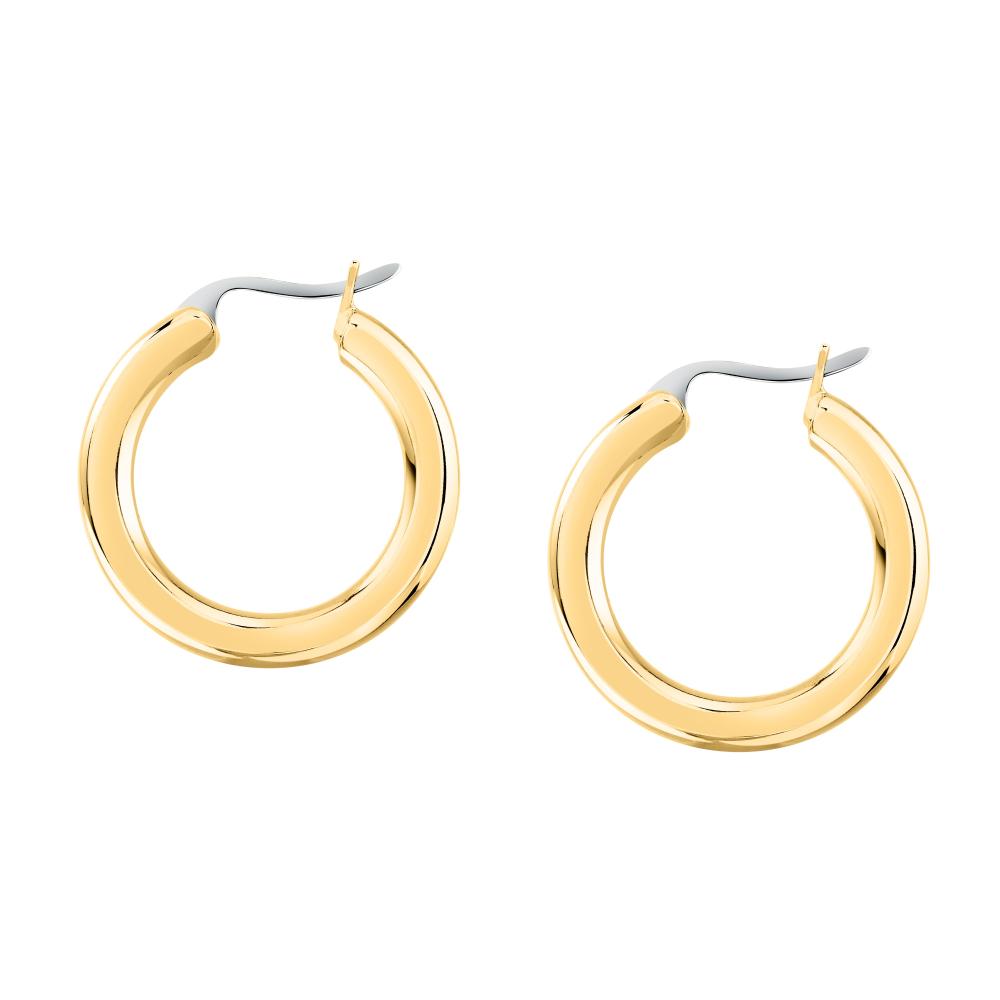 EARRINGS Hoops MORELLATO Creole from Gold-Plated Silver 925° SAUP33