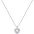 NECKLACE Rosette Heart MORELLATO Tesori Silver 925° with Zircon Stones SAVB02 - 0