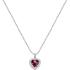 NECKLACE Rosette Heart MORELLATO Tesori Silver 925° with Zircon Stones SAVB04 - 0