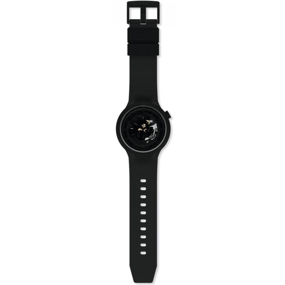 SWATCH Big Bold Bioceramic C-Black 47mm Black Bio-sourced Strap SB03B100