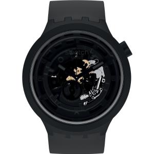 SWATCH Big Bold Bioceramic C-Black 47mm Black Bio-sourced Strap SB03B100 - 49709