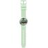 SWATCH Big Bold Bioceramic Up In Smoke 47mm Green Silicone Strap SB03Z103 - 2