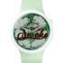 SWATCH Big Bold Bioceramic Up In Smoke 47mm Green Silicone Strap SB03Z103 - 0