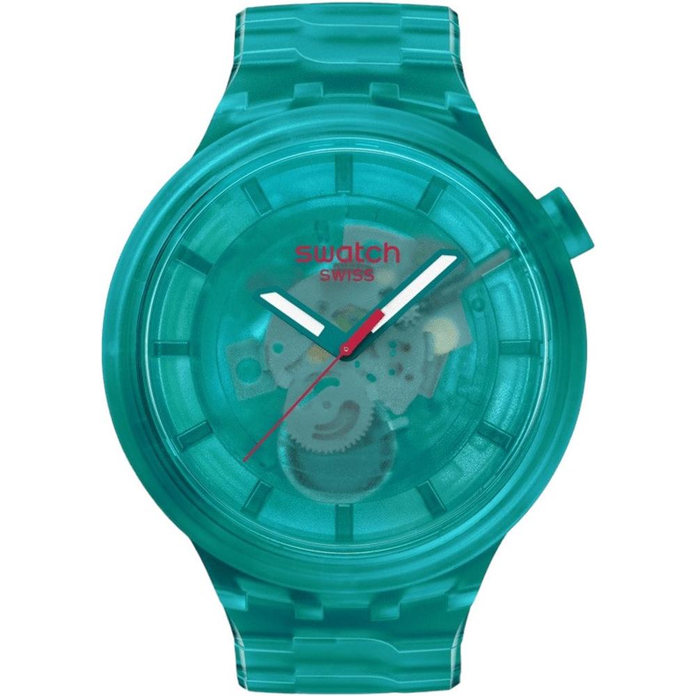 SWATCH Colors Of Joy Turquoise Joy 47mm Turquoise Bio-Sourced Bracelet SB05L101