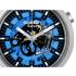 SWATCH Big Bold Irony Azure Blue Daze 47mm Silver Stainless Steel Blue Rubber Strap SB07S106 - 1