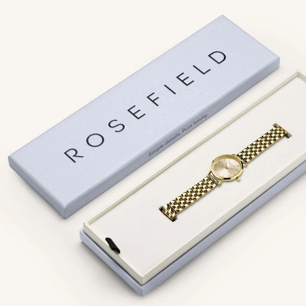 ROSEFIELD The Small Edit 26mm Gold Stainless Steel Bracelet SCGSG-S05