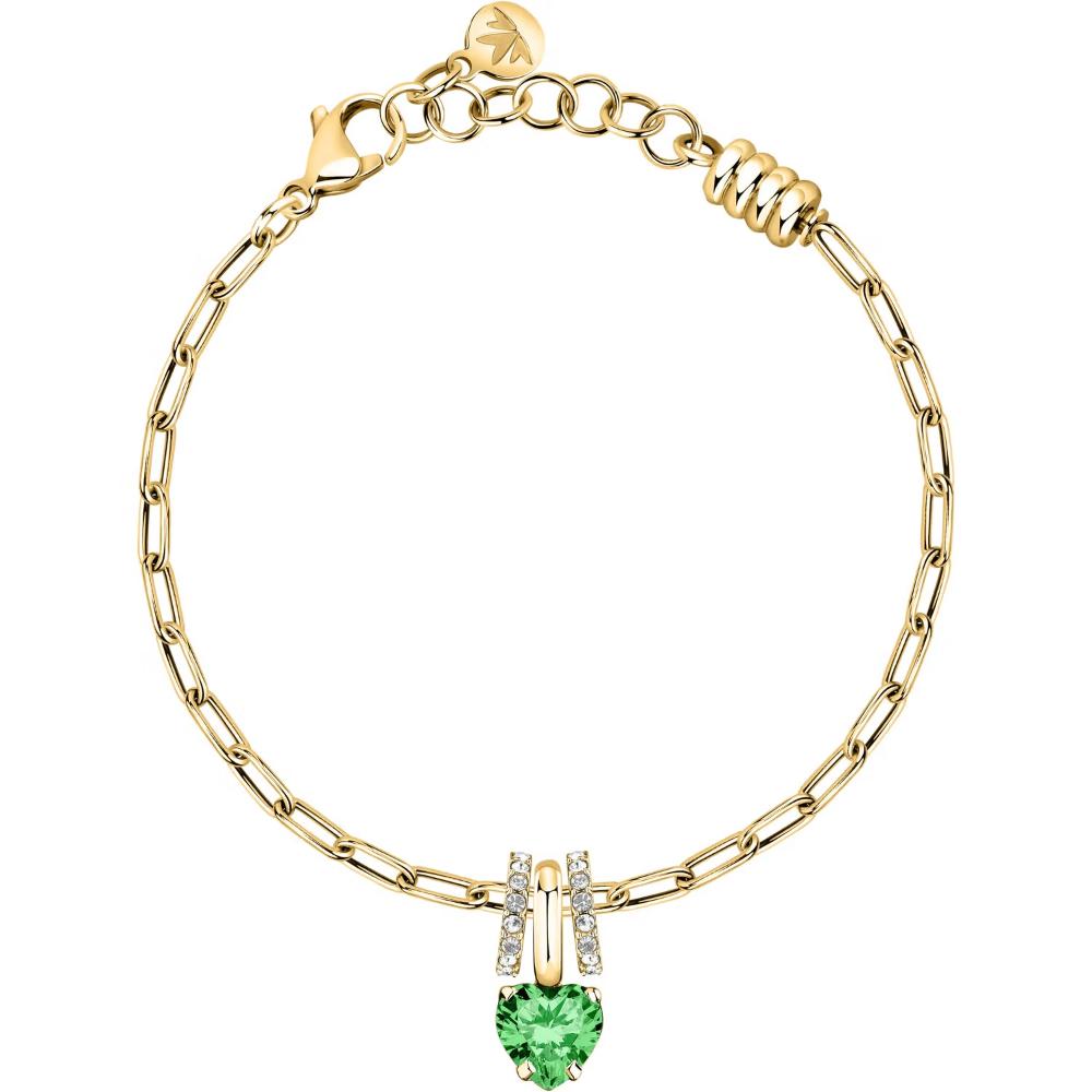 MORELLATO Drops BRACELET in 925° Silver Gold Plated with Zircon Stones SCZ1350