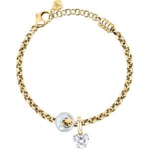 MORELLATO Drops BRACELET in 925° Silver Gold Plated with Zircon Stones SCZ1377 - 52902