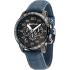 SECTOR 850 Multifunction 45mm Black Stainless Steel Blue Leather Strap R325157500 - 0