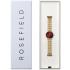 ROSEFIELD Small Edit Burgundy Dial 26mm Gold Stainless Steel Bracelet SEGSG-SE01 - 3