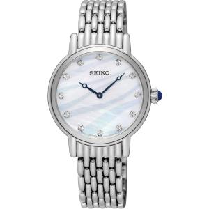 SEIKO Classic Two Hands 29.4mm Silver Stainless Steel Bracelet SFQ807P1 - 5680