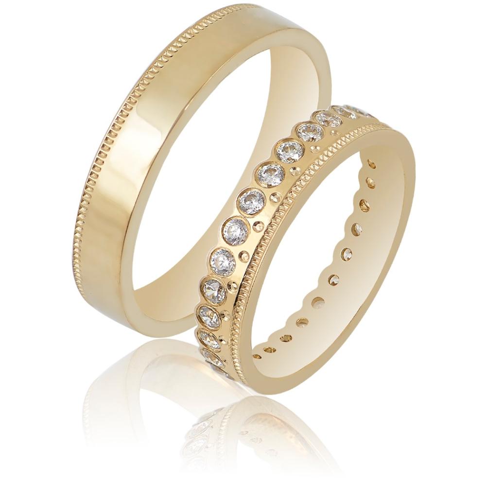 MASCHIO FEMMINA Sottile Plus Collection Wedding Rings Yellow Gold SL118Y