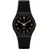 SWATCH Originals Golden Tac 34mm Black Black Biosourced Strap SO28B113 - 0