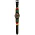 SWATCH Holiday collection Golden Merry 34mm Black Leather Strap SO28B115 - 2