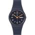 SWATCH Essentials Trendy Lines At Night 34mm Blue Silicone Strap SO28I700 - 0