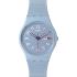 SWATCH Essentials Trendy Lines In The Sky 34mm Light Blue Silicone Strap SO28S704 - 0