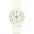 SWATCH Classic White Bishop 34mm White Silicone Strap SO28W106-S14 - 0