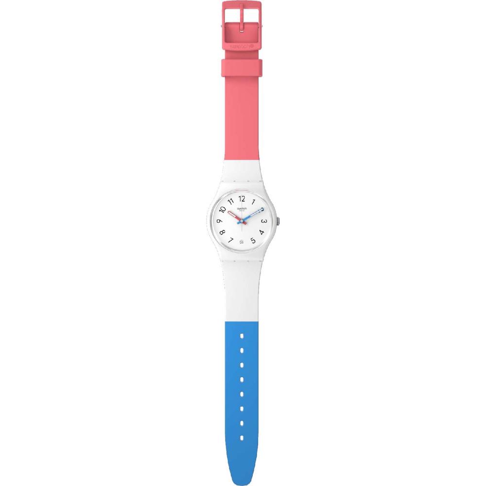 SWATCH Biosourced Gent In The Block 34mm Multicolor Silicone Strap SO28W400