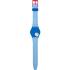 SWATCH The Simpsons Colllection Tidings Of Joy 34mm Blue Silicon Strap SO28Z126-3