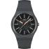 SWATCH Coblestone Street Three Hands 41mm Grey Silicon Strap SO29A101 - 0