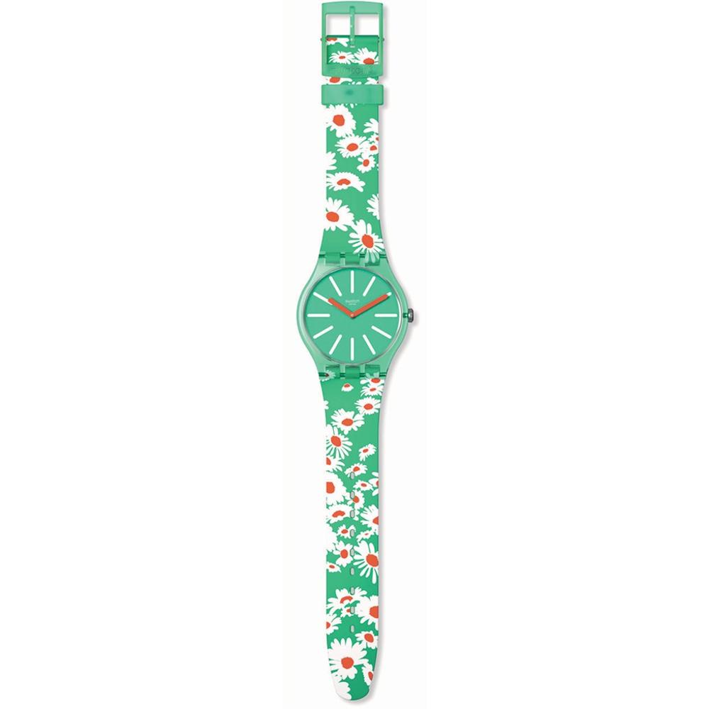 SWATCH Meadow Flowers 41mm Multicolor Silicon Strap SO29G104