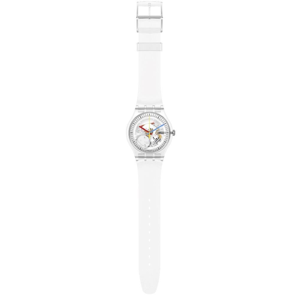SWATCH Clearly New Gent 41mm Clear Plastic Strap SO29K100