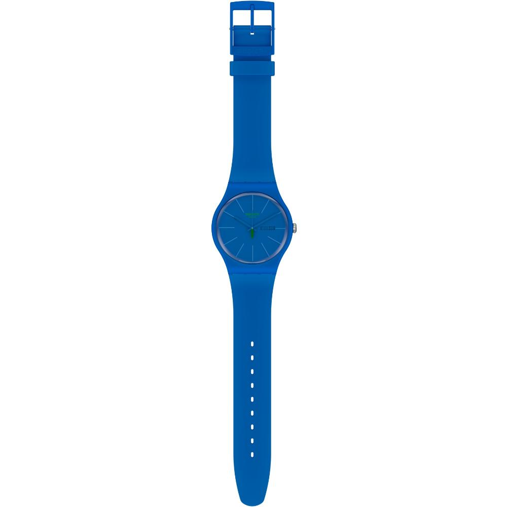 SWATCH Beltempo Three Hands 41mm Blue Silicon Strap SO29N700 - 2