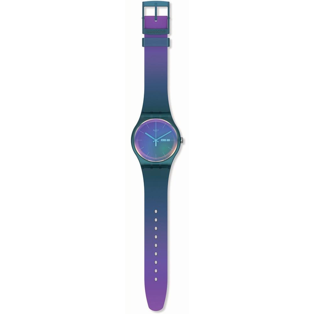 SWATCH Fade To Pink 41mm Multicolor Silicon Strap SO29N707