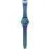 SWATCH Fade To Teal 41mm Multicolor Silicon Strap SO29N708 - 2