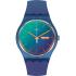 SWATCH Fade To Teal 41mm Multicolor Silicon Strap SO29N708 - 0