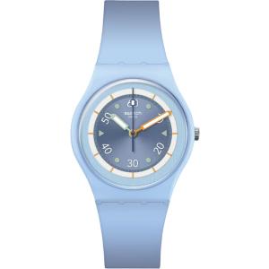 SWATCH Power Of Nature Frozen Waterfall 34mm Blue Silicon Strap SO31L100 - 47389