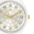 SWATCH Holiday Collection Sparkle Shine Crystals 34mm White Silicon Strap SO31W109 - 1