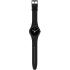 SWATCH Think Time Black Three Hands 41mm Black Silicon Strap SO32B106 - 1