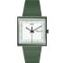 SWATCH Bioceramic What If ... Green White Dial 41.8mm Green Biosourced Strap SO34G700 - 0