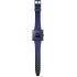 SWATCH Bioceramic Squarely Blacklight 41.8mm Blue Biosourced Strap SO34N700 - 1