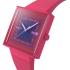 SWATCH Bioceramic Squarely Berry 41.8mm Pink Biosourced Strap SO34R700 - 2