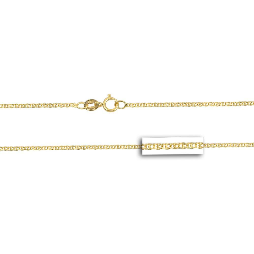 CHAIN for the Neck Spiga Light #2 K14 50cm Yellow Gold SPA025Y-K14.50