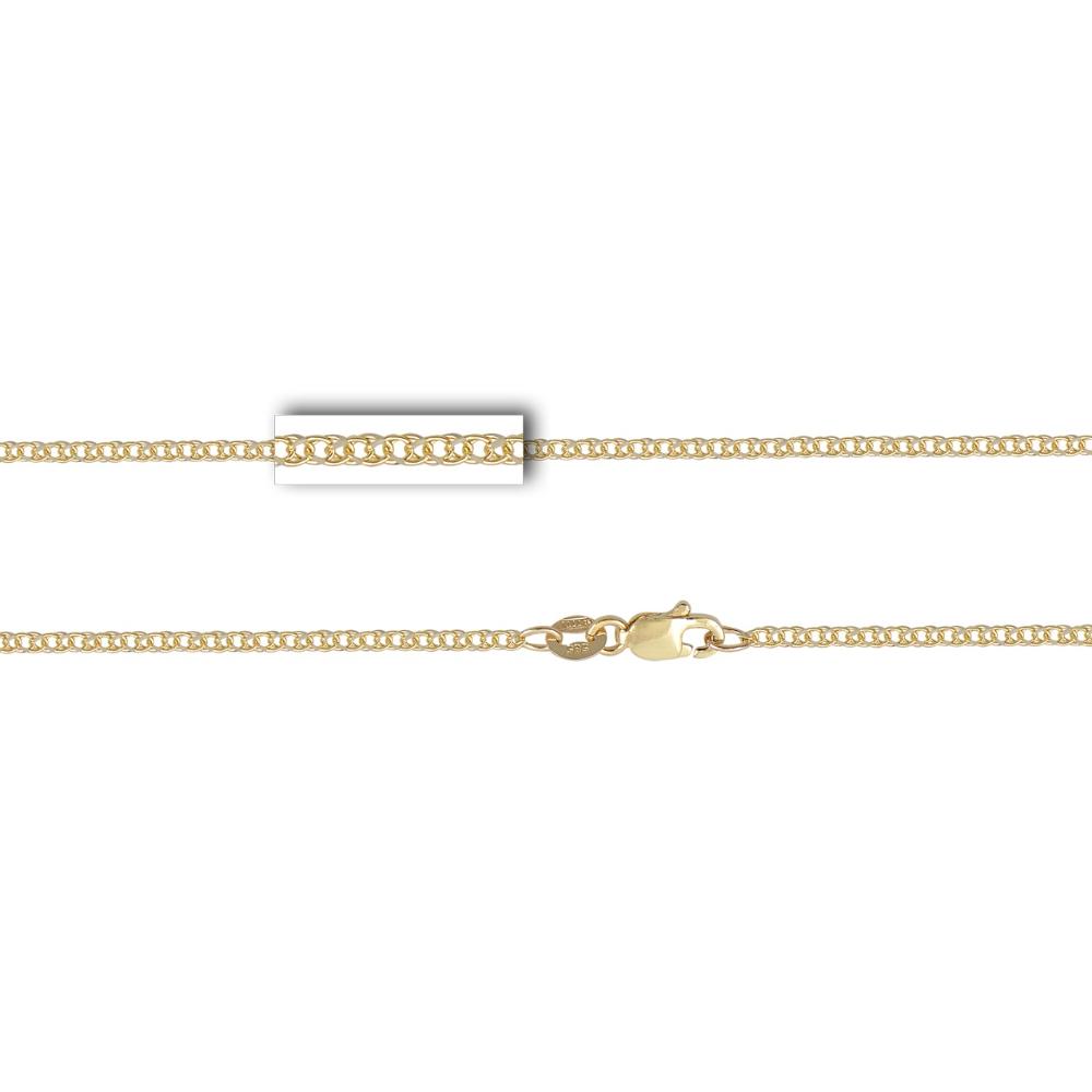 CHAIN Spiga Light #3 K14 40cm Yellow & White Gold SPA030YW-K14.40