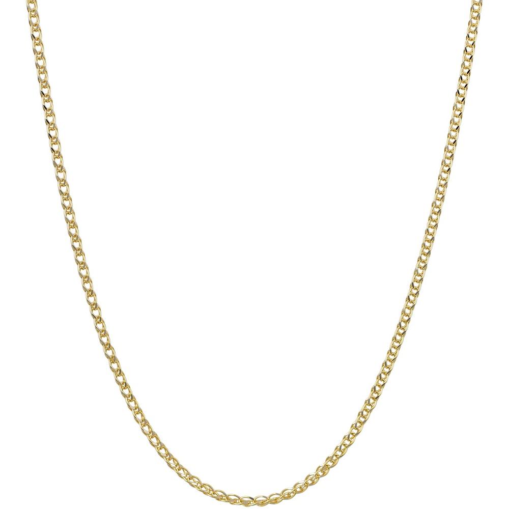 CHAIN Spiga Light #3 K14 55cm Yellow & White Gold SPA030YW-K14.55