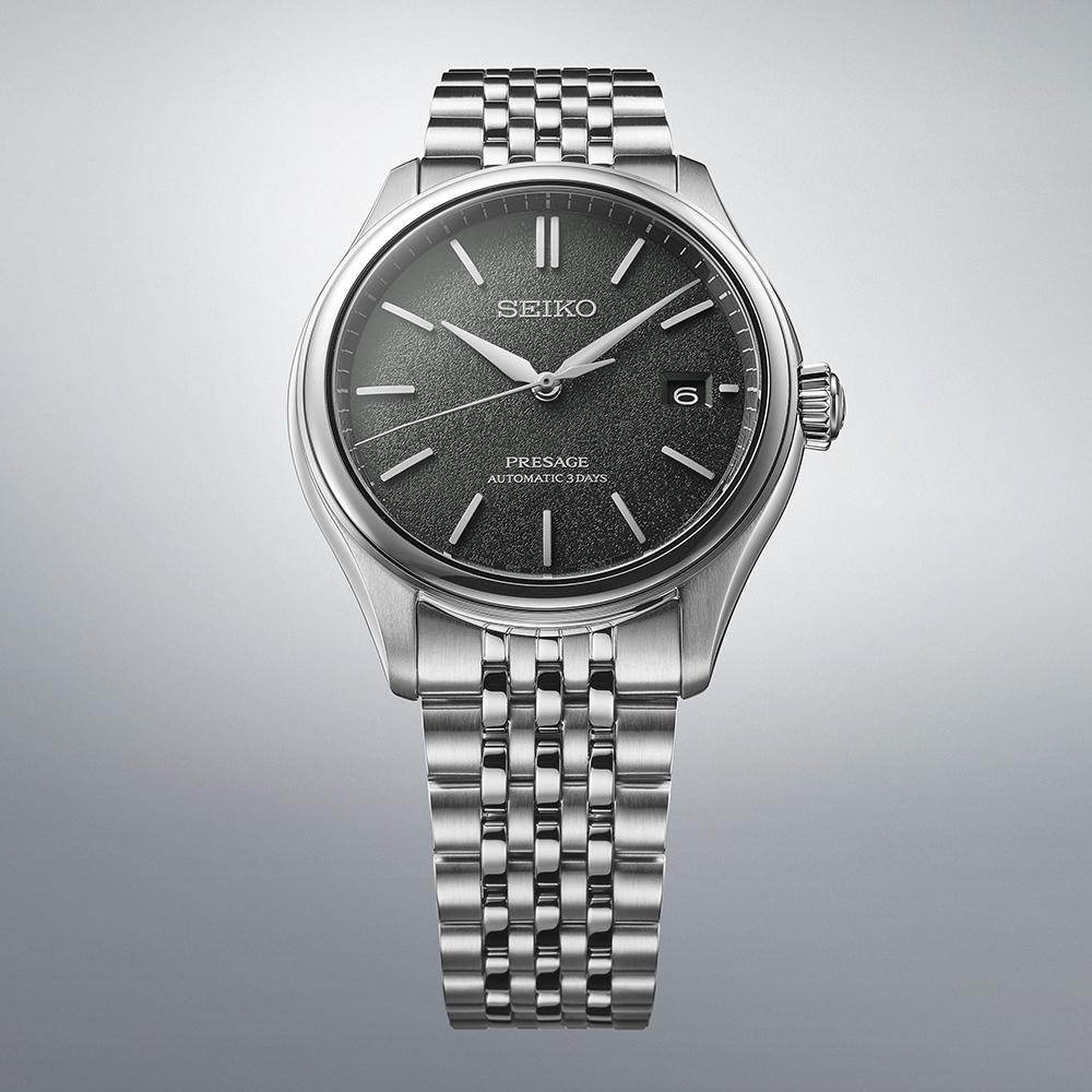 SEIKO Presage Classic Series 'Sensaicha' Automatic Grey Dial 40.2mm Silver Stainless Steel Bracelet SPB465J1