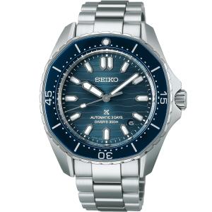 SEIKO Prospex Diver’s Polygonal in Coastline-Cobalt Automatic Blue Dial 41.3mm Silver Stainless Steel Bracelet SPB483J1 - 53746