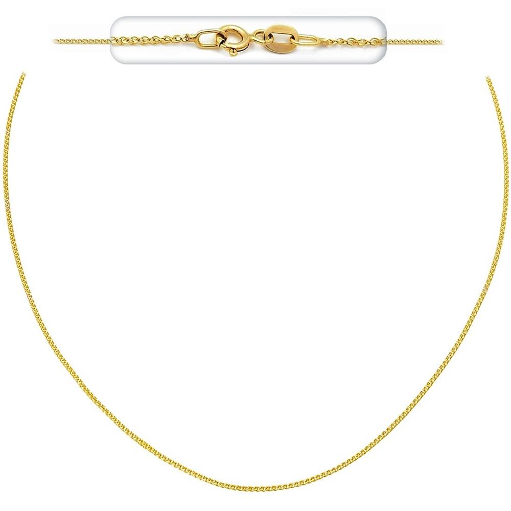 ΑΛΥΣΙΔΑ Σπίγγα Αραιή #1 Κ9 45cm Κίτρινο Χρυσό SQ-020K.K9.45