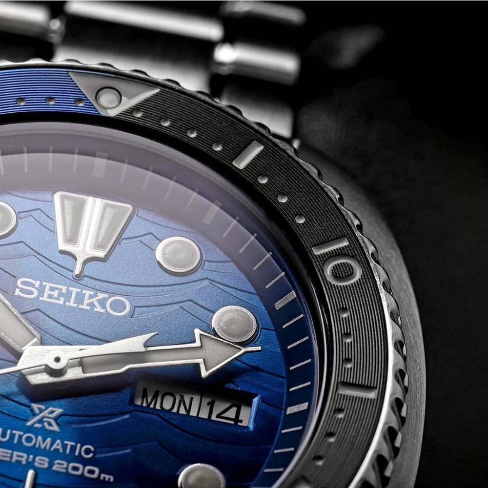 SEIKO Prospex 'Turtle' Save the Ocean Automatic 45mm Silver Stainless Steel Bracelet SRPD21K1F