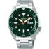 SEIKO 5 Sports Automatic Green Rose Gold Dial 42.5mm Silver Stainless Steel Bracelet SRPD63K1F - 0