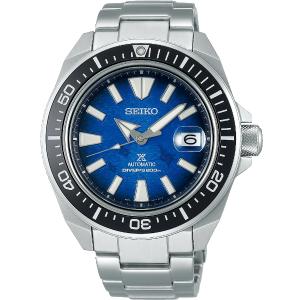 SEIKO Prospex Save the Ocean 'King Samurai' Automatic Blue Dial 43.8mm Silver Stainless Steel Bracelet SRPE33K1 - 48653