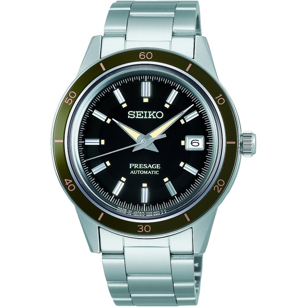 SEIKO Presage Style 60's Automatic 40.8mm Silver Stainless Steel Bracelet SRPG07J1