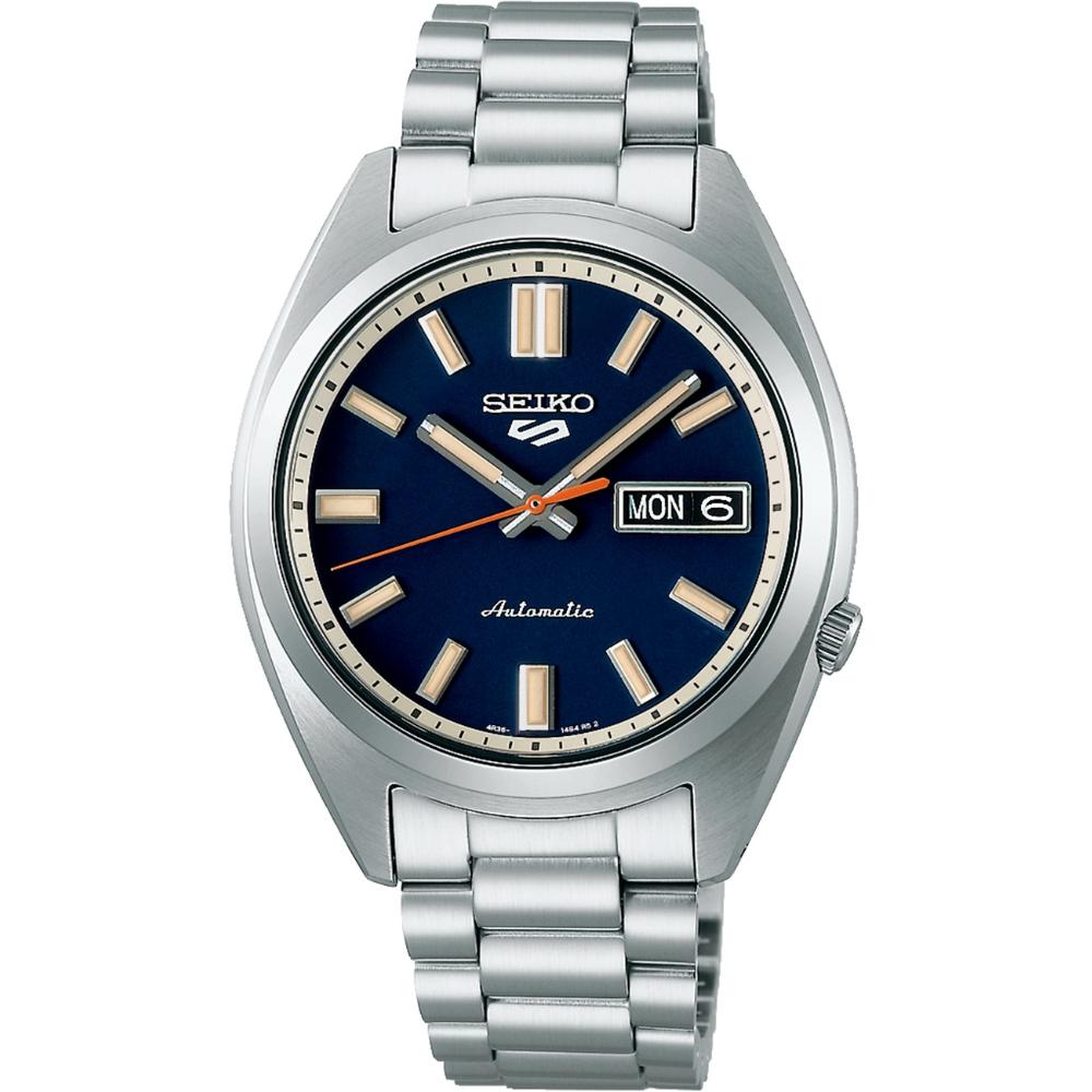 SEIKO 5 Sports 'SNXS' series Automatic Blue Dial 37.4mm Silver Stainless Steel Bracelet SRPK87K1